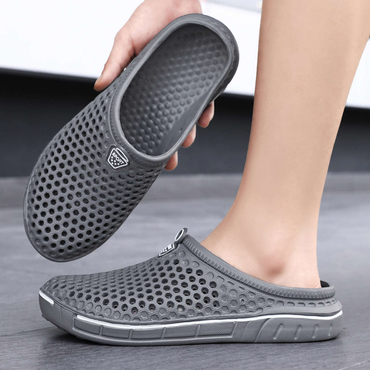 Sandals Color Black Size Uk 9