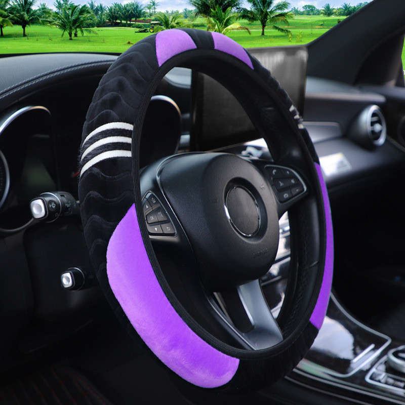 Car Steering Wheel Cover Purple