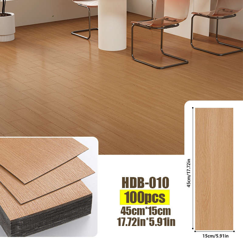 Self Adhesive Floor Stickers Hdb 005 45*15Cm 100Pcs