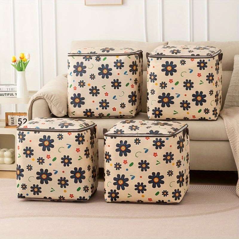 Storage Bag Style 2Pcs Flower