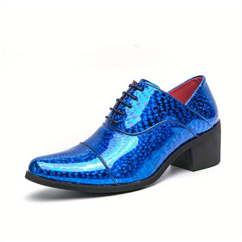 Mens Leather Shoes Color Blue Sizeuk 7
