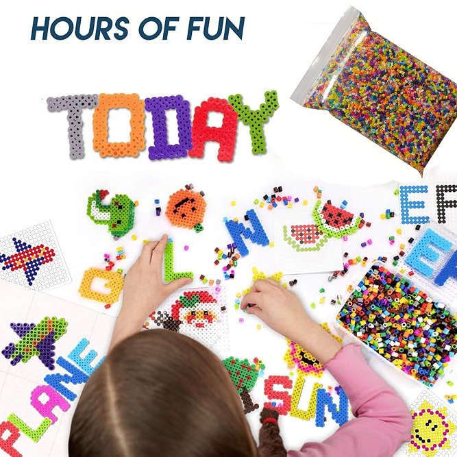 Perler Bead Set Multicolor 3Mm Bead Bag Pack