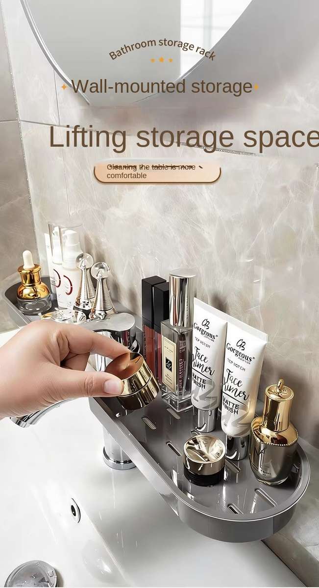 Bathroom Storage Rack Color White