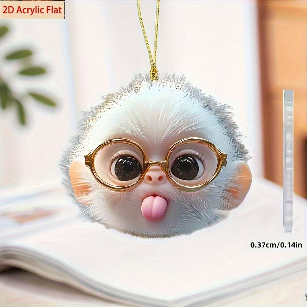 Keychain Ornament Material Acrylic