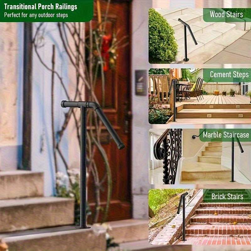 Handrail Color Black 2Pcs