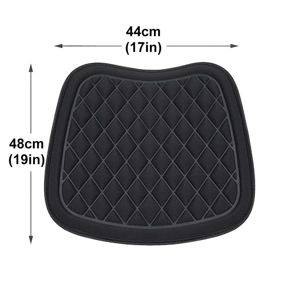 Car Seat Cushion Gray 2Pcs Pack