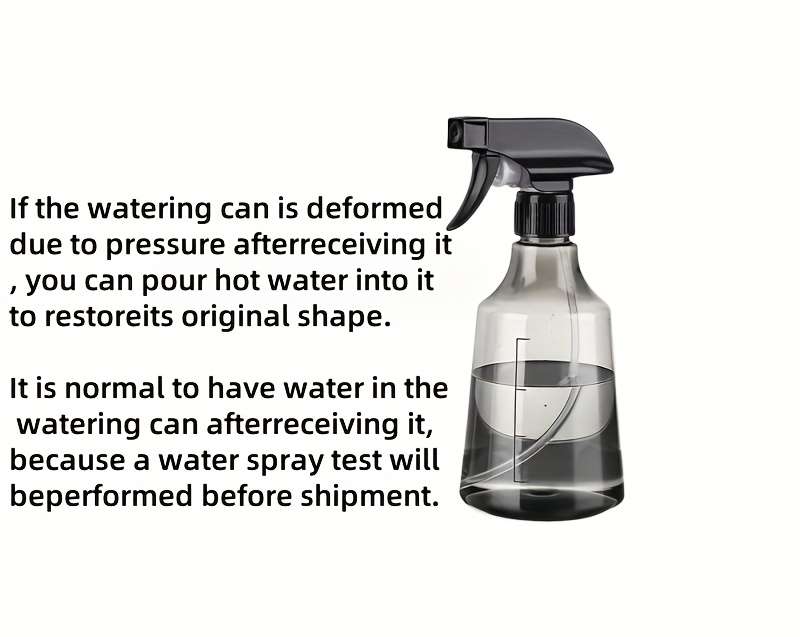 500ml Transparent Plastic Pressure Sprayer