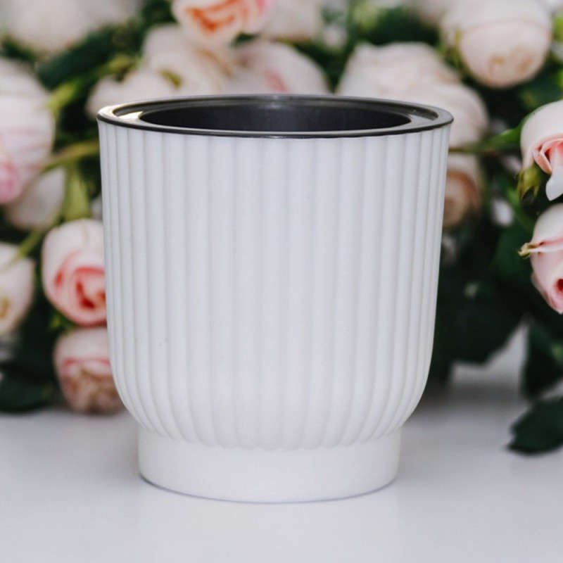 Flowerpotsize 100  Inner Diameter 7 5 Cm Color White
