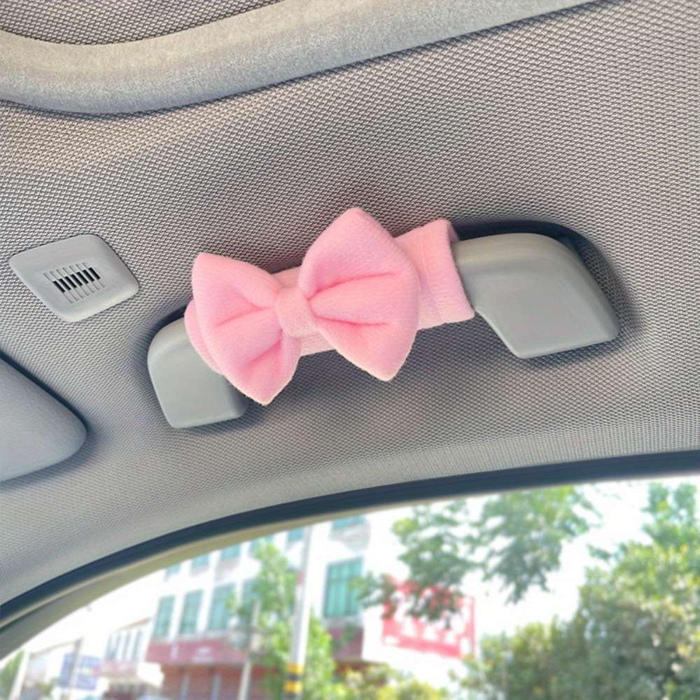 Car Interior Decor Color 2Pcs Black