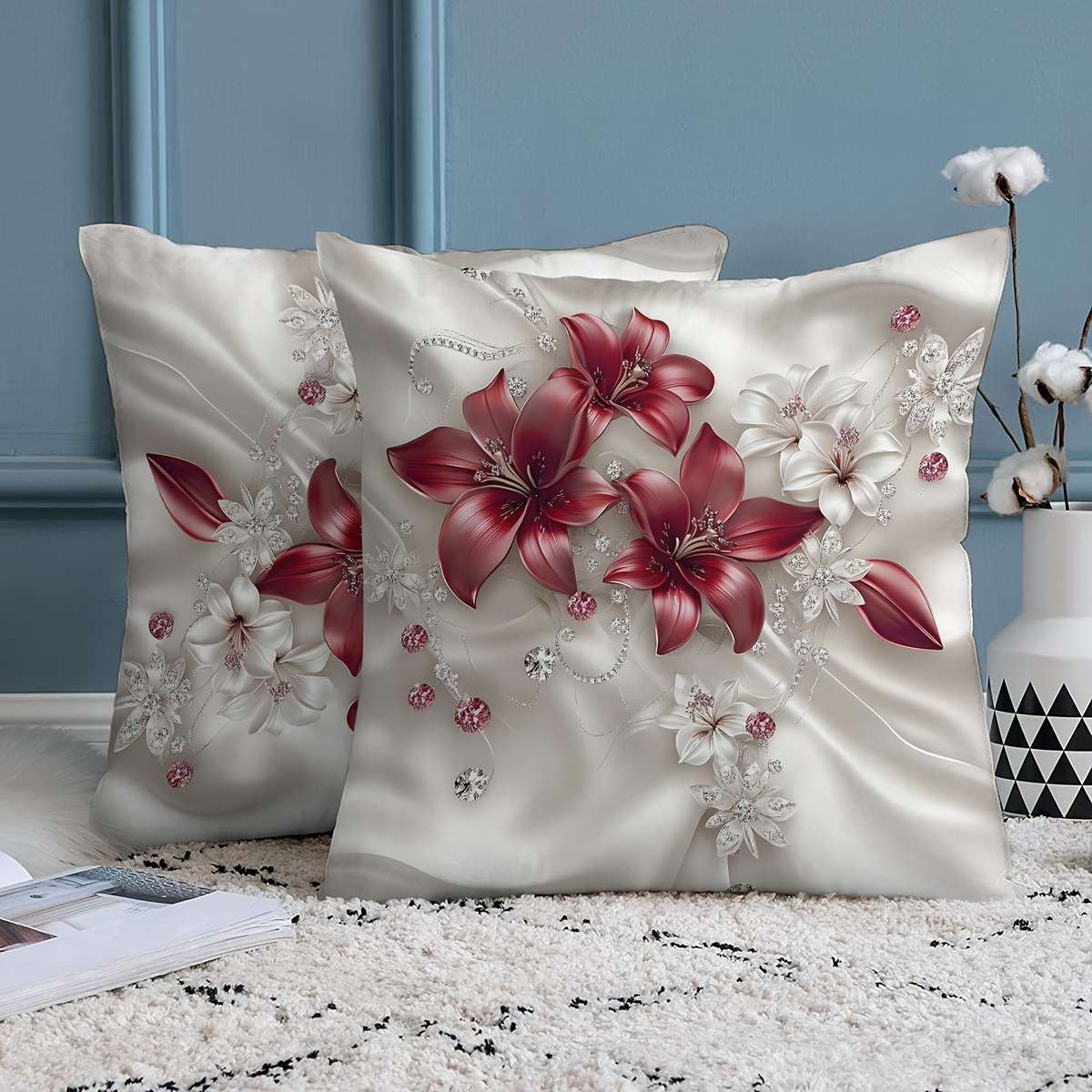 Satin Pillowcase Size 45X45Cm17.7X17.7Inch Quantity2Pcs