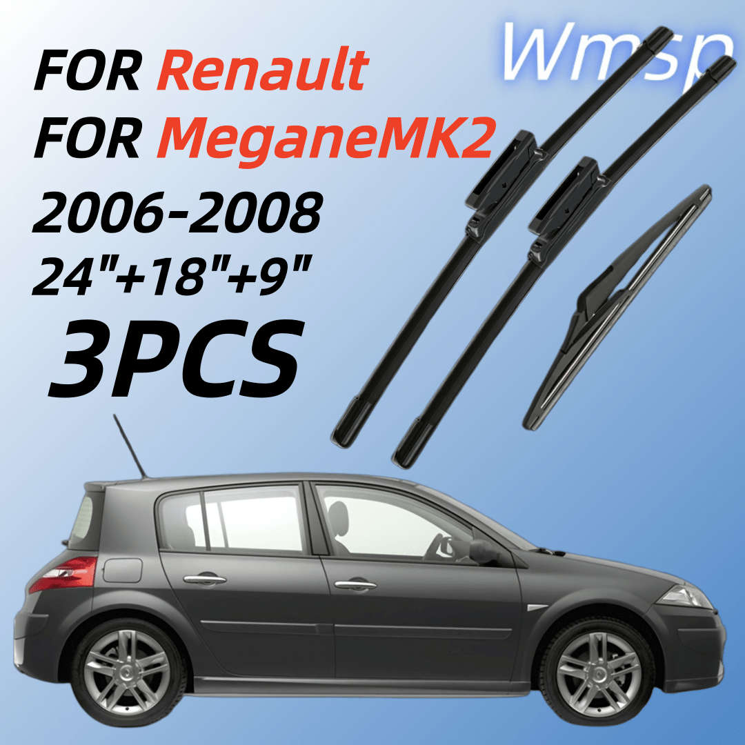 Windshield Wipers Model For Renault Megane 2 Mk2