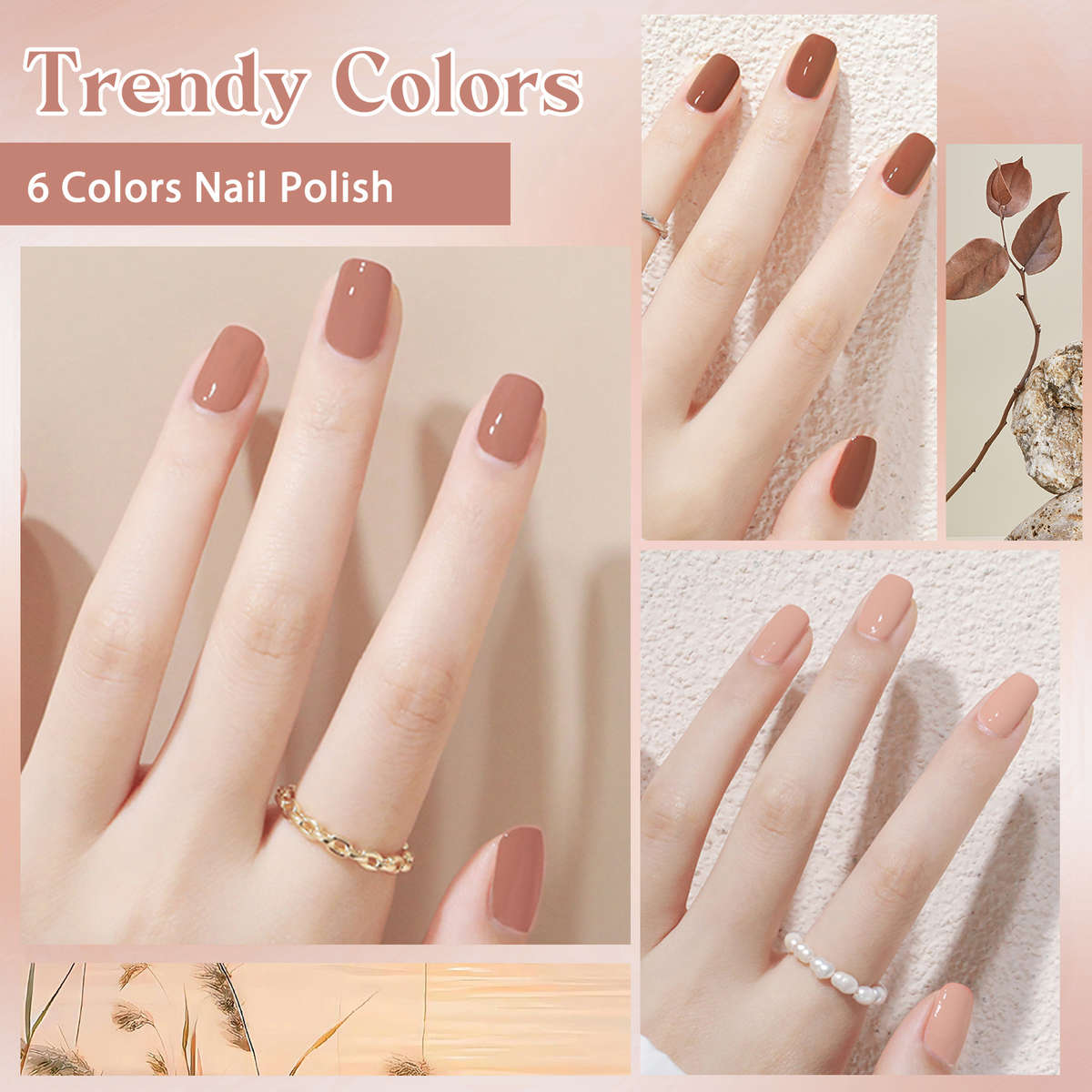 Nail Polish Color 6Pcsset
