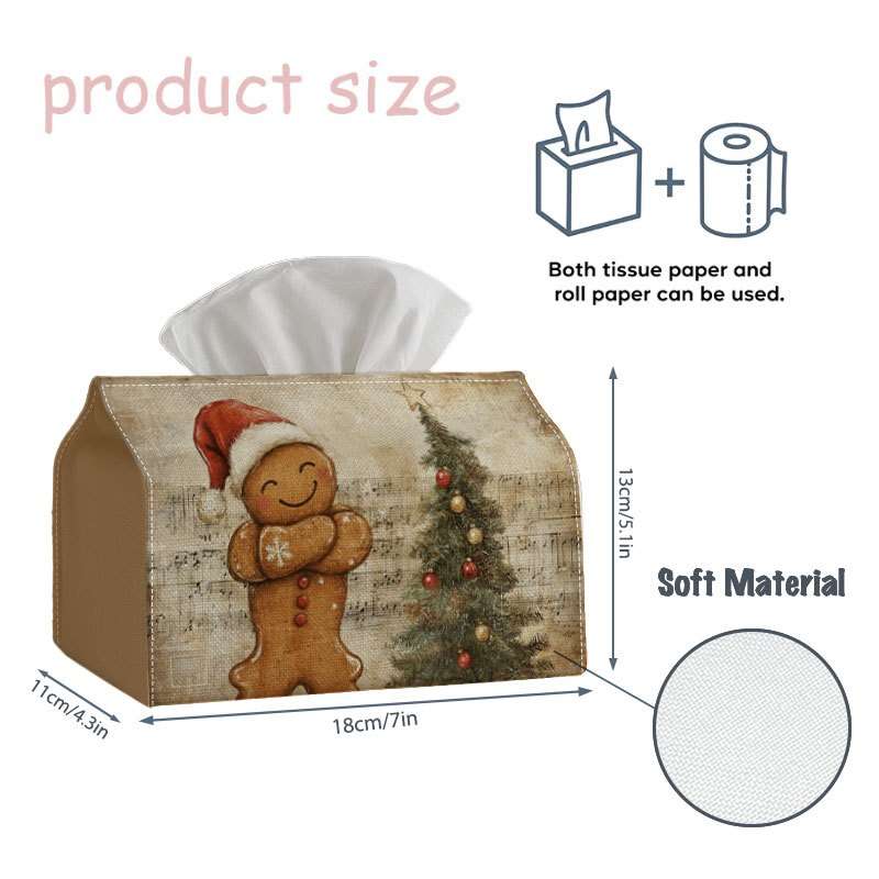 Car Tissue Box Size   11Cmx13Cmx18Cm is 4.3Inx5.1Inx7In