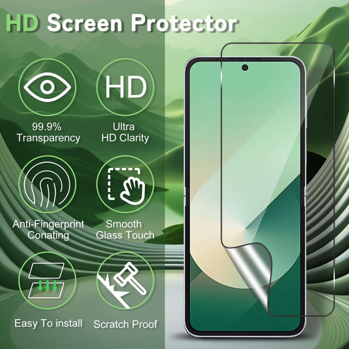 Screen Protector Compatible Model Samsung Galaxy Z Flip 5