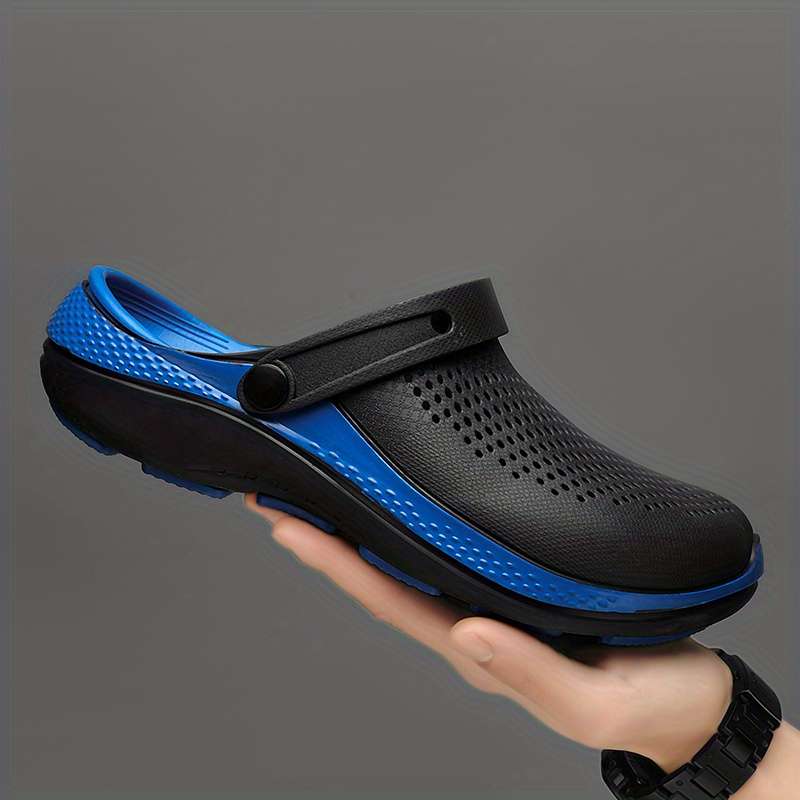 Men Slippers Summer Style Grey Size Uk 7
