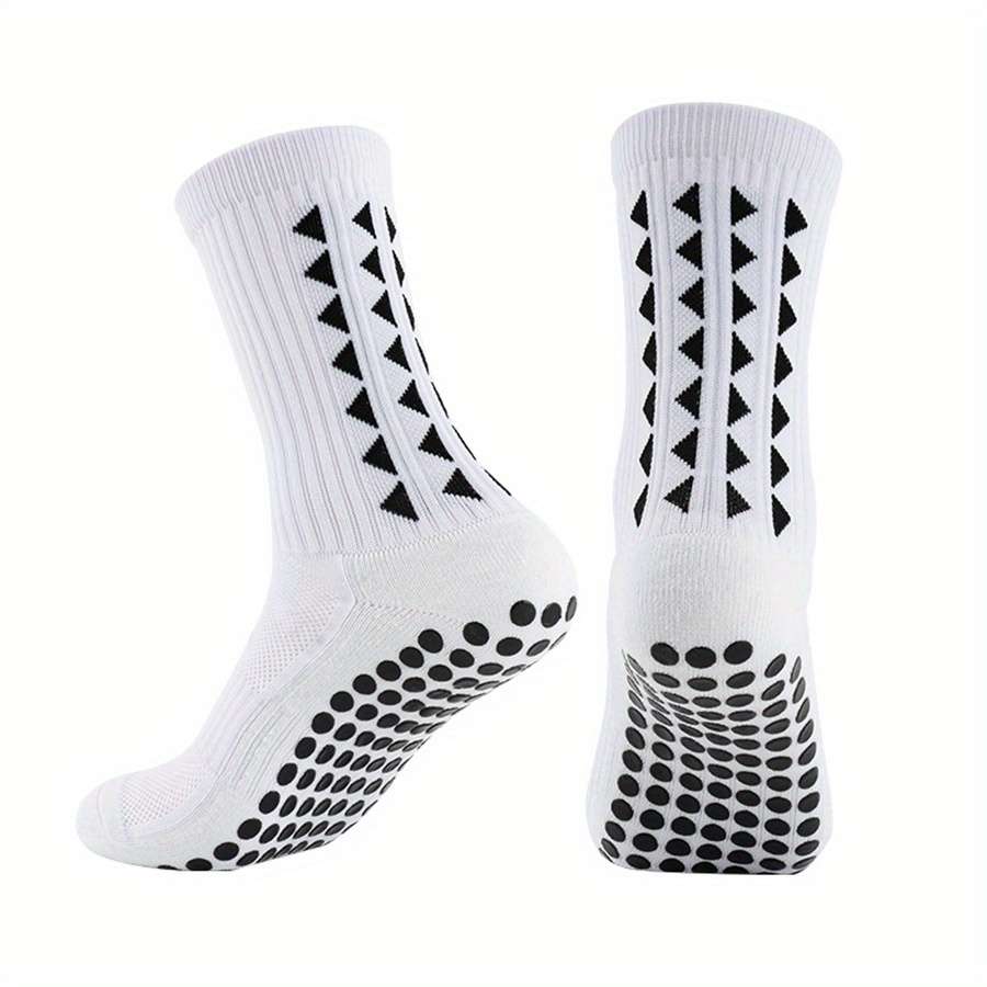 2 Pairs Of White One Size High Elastic Socks