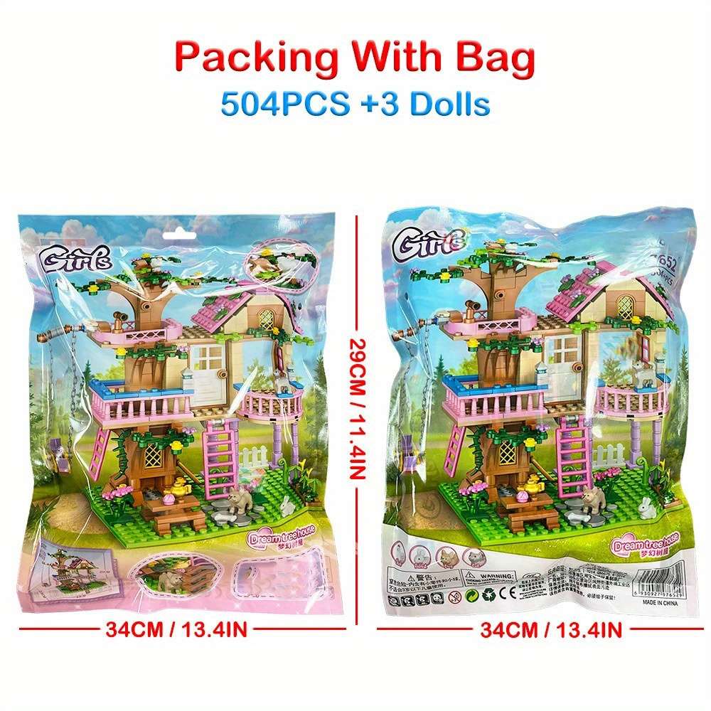 3D Building Model Puzzle Set Quantity 504Pcs