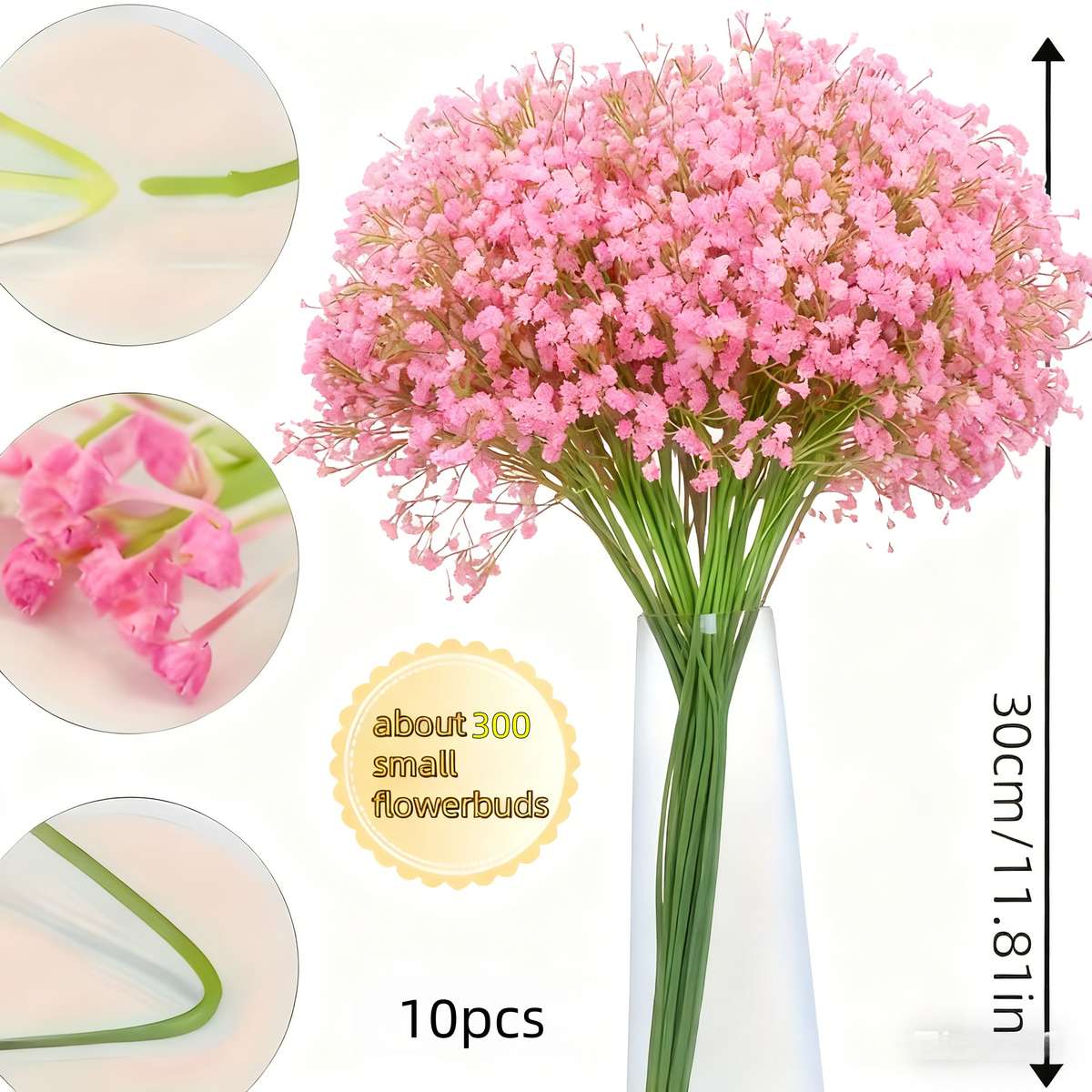 Simulated Flower Quantity 300 Flowers  10 Bunches Of Flowers