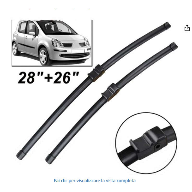Windshield Wipers Color 2Pcs