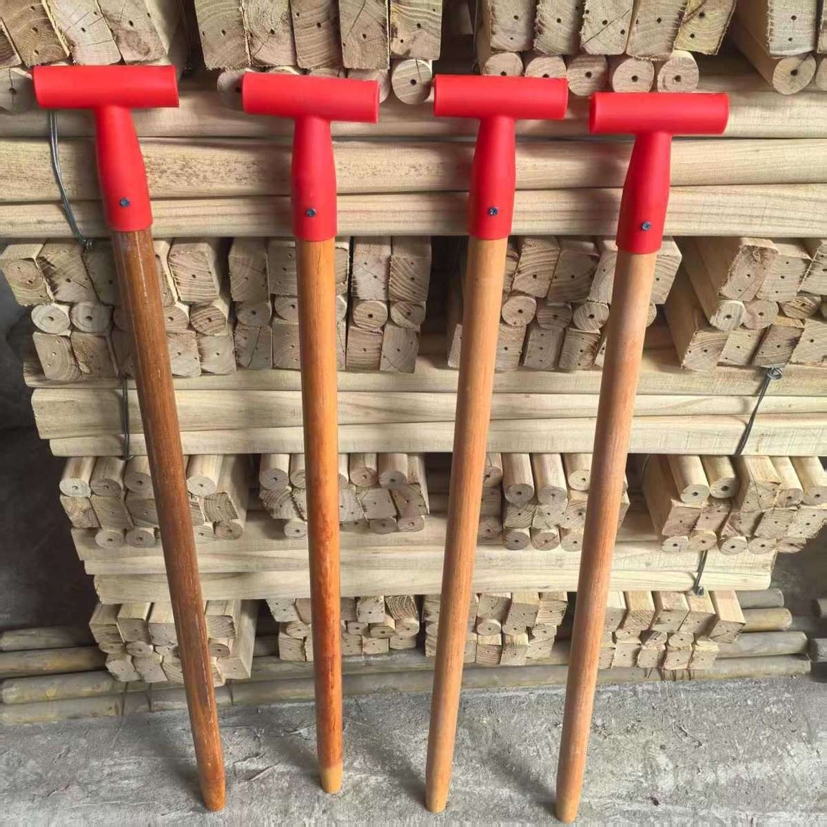 Garden Supplies Size 95Cm Style T Shaped Wooden Handle