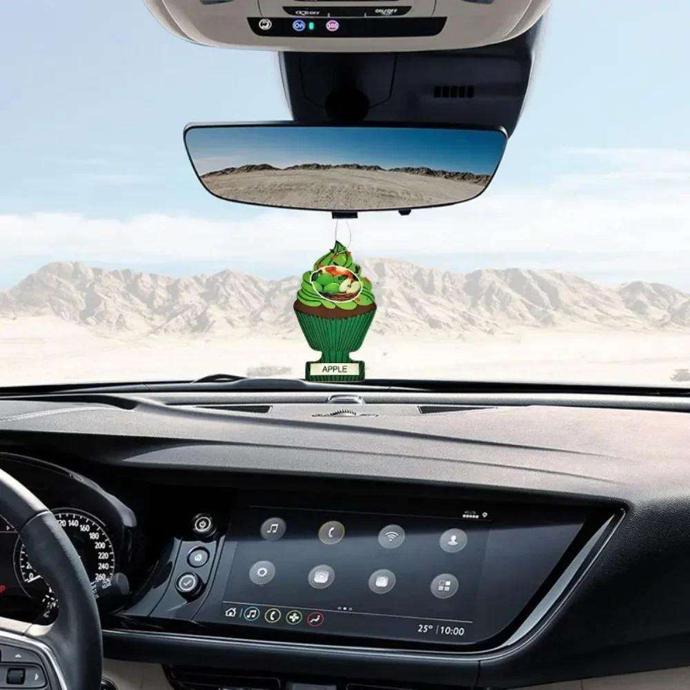 Car Interior Decor Color Apple 3 Pcs