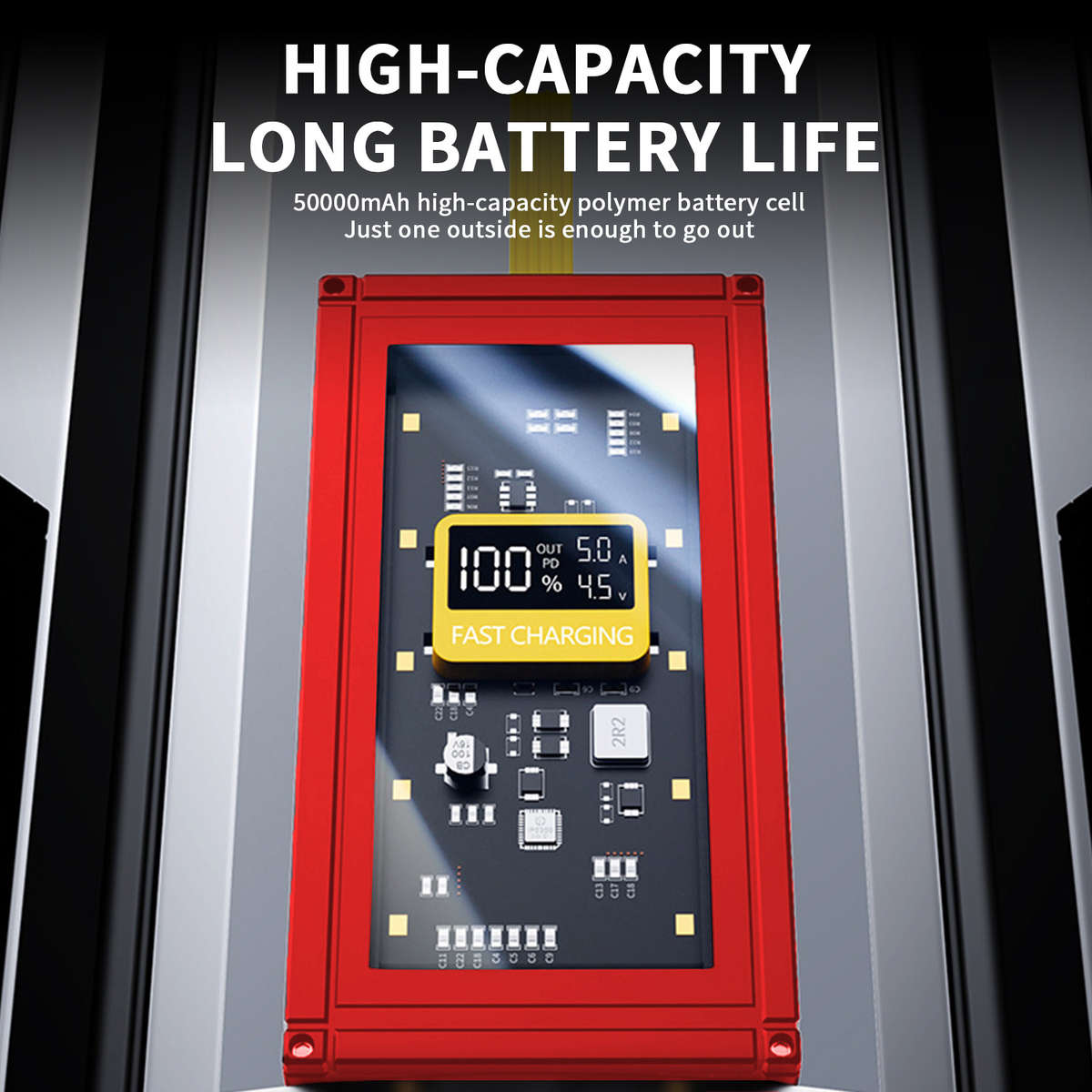 Power Bank Color Red