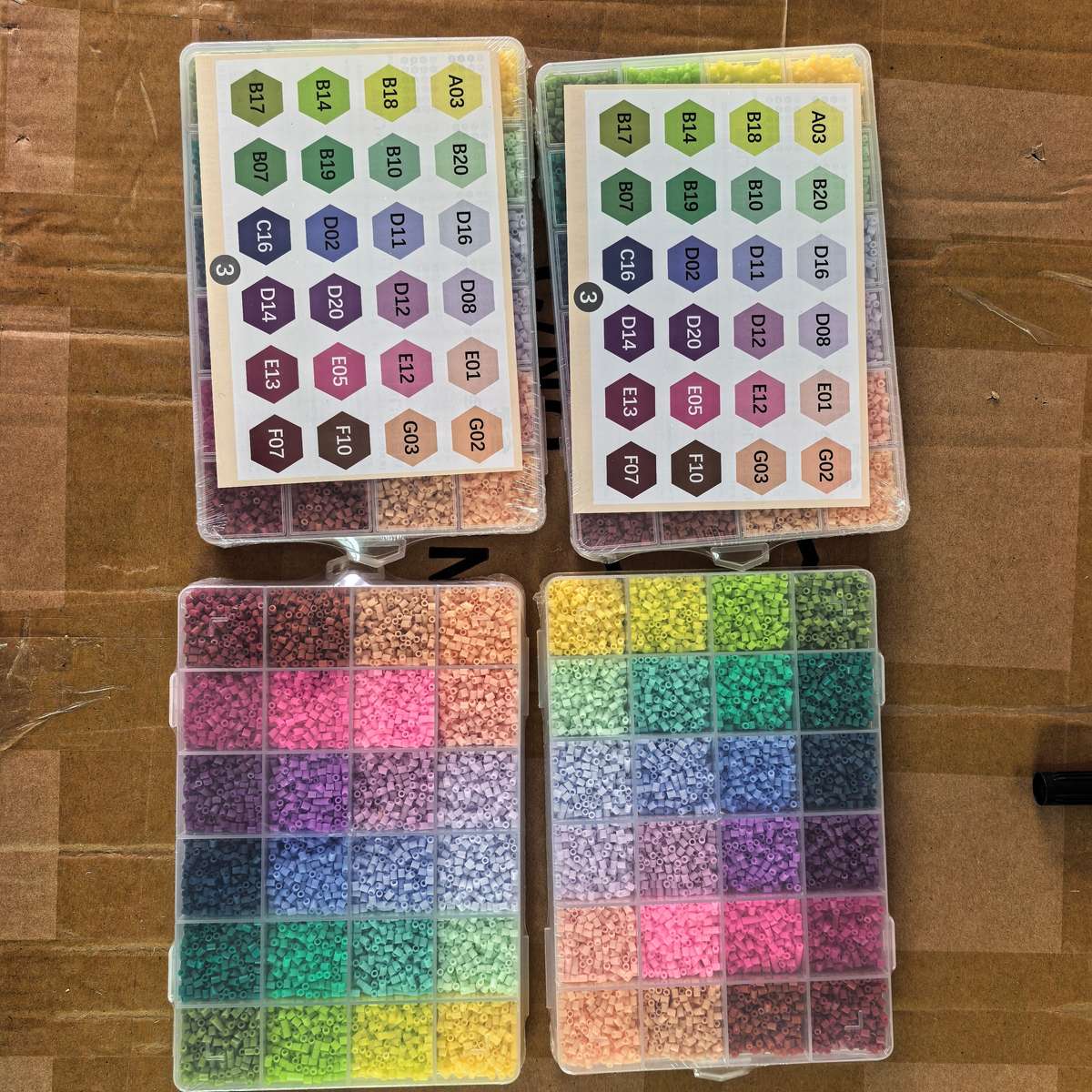 Perler Bead Set 4 Piece Set Color No. 5