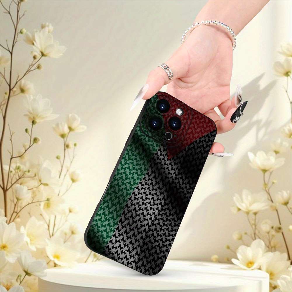 1Pc Black For iPhone 7 Arabic Camouflage Phone Case