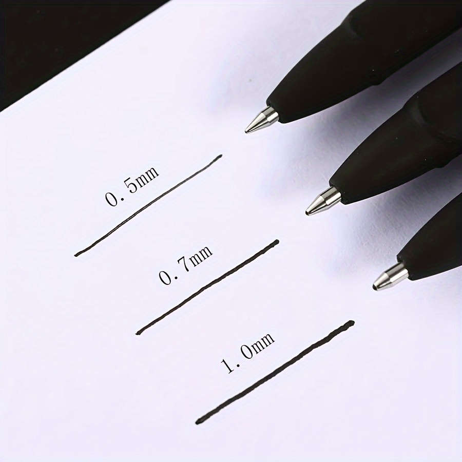 Pen color 07mm size5pcs Black