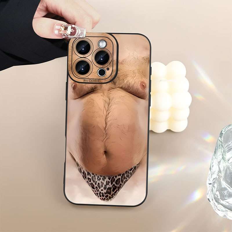 1Pc Black For iPhone 15 Plus Stylish Phone Case