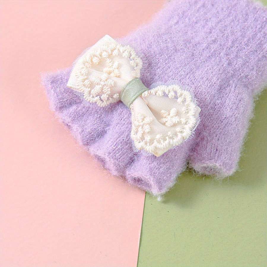 Winter Gloves Color Blue Size 6 To 24 Months
