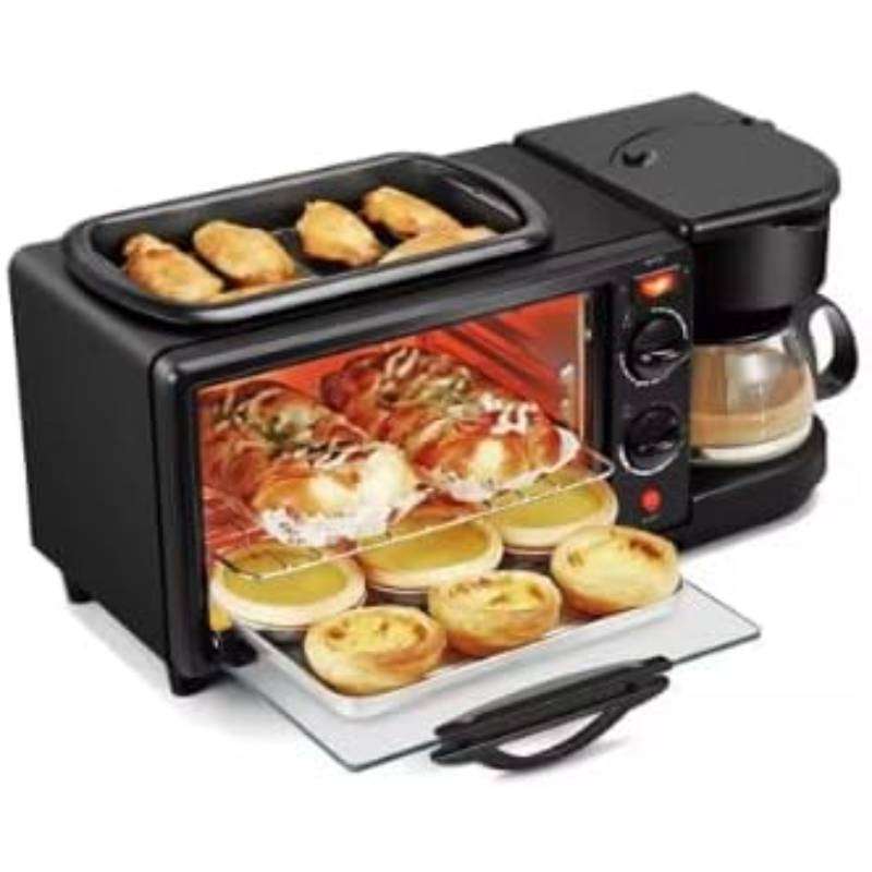 Automatic Multifunction 3In Breakfast Maker Sleek Appliance