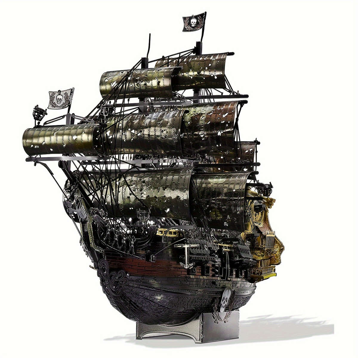 3D Jigsaw Puzzle Model Ship Style Black Pearl Quantity One Box