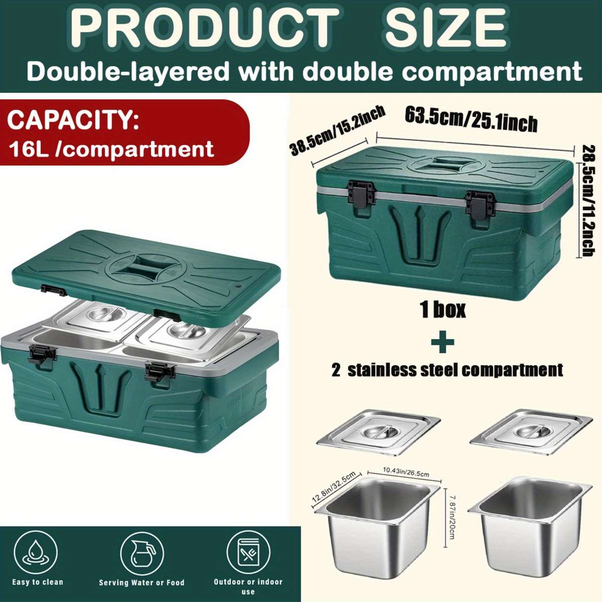 Refrigerator Capacity 9.5L*3