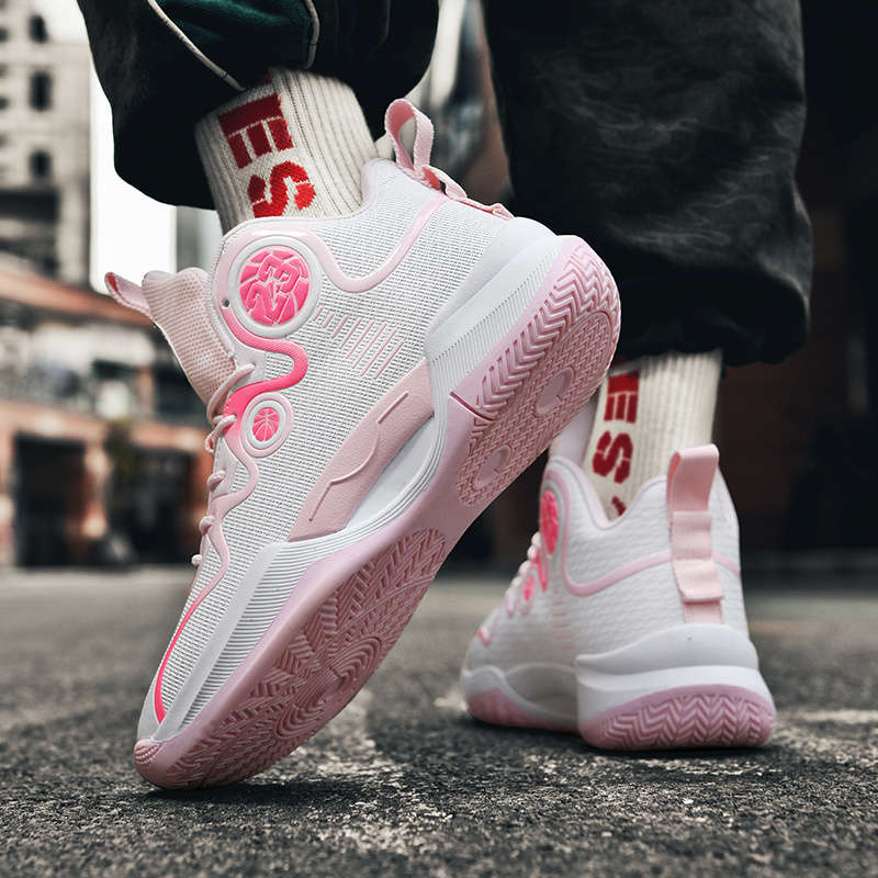 Sneakers White Pink Size Uk 7