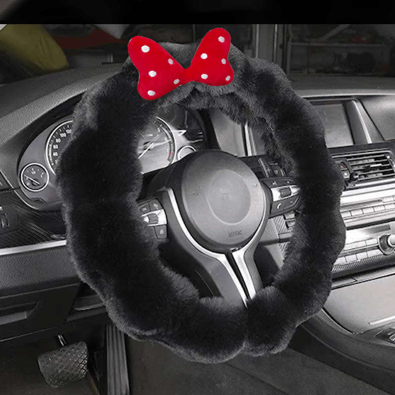 Car Steering Wheel Cover Red Size 38Cm/14.96In