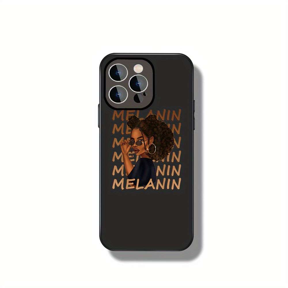 1Pc Black For iPhone 12 Pro Max Celebrating Melanin Phone Case