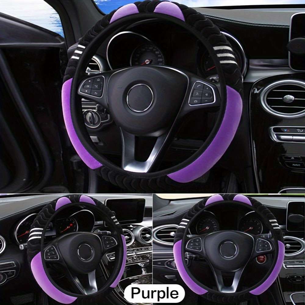 Car Steering Wheel Cover Purple