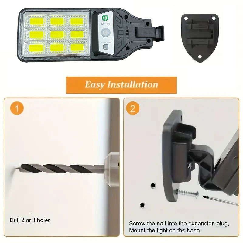 Solar Wall Lamp 3pcs Outdoor Solar Light
