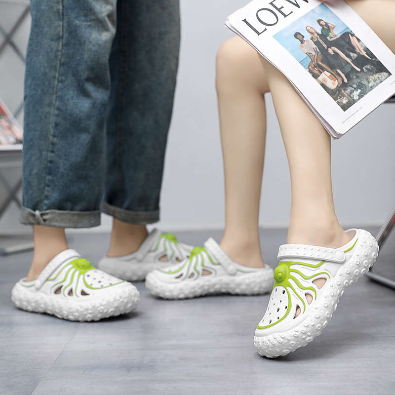 Men Slippers Summer Style White Size Uk 7.5
