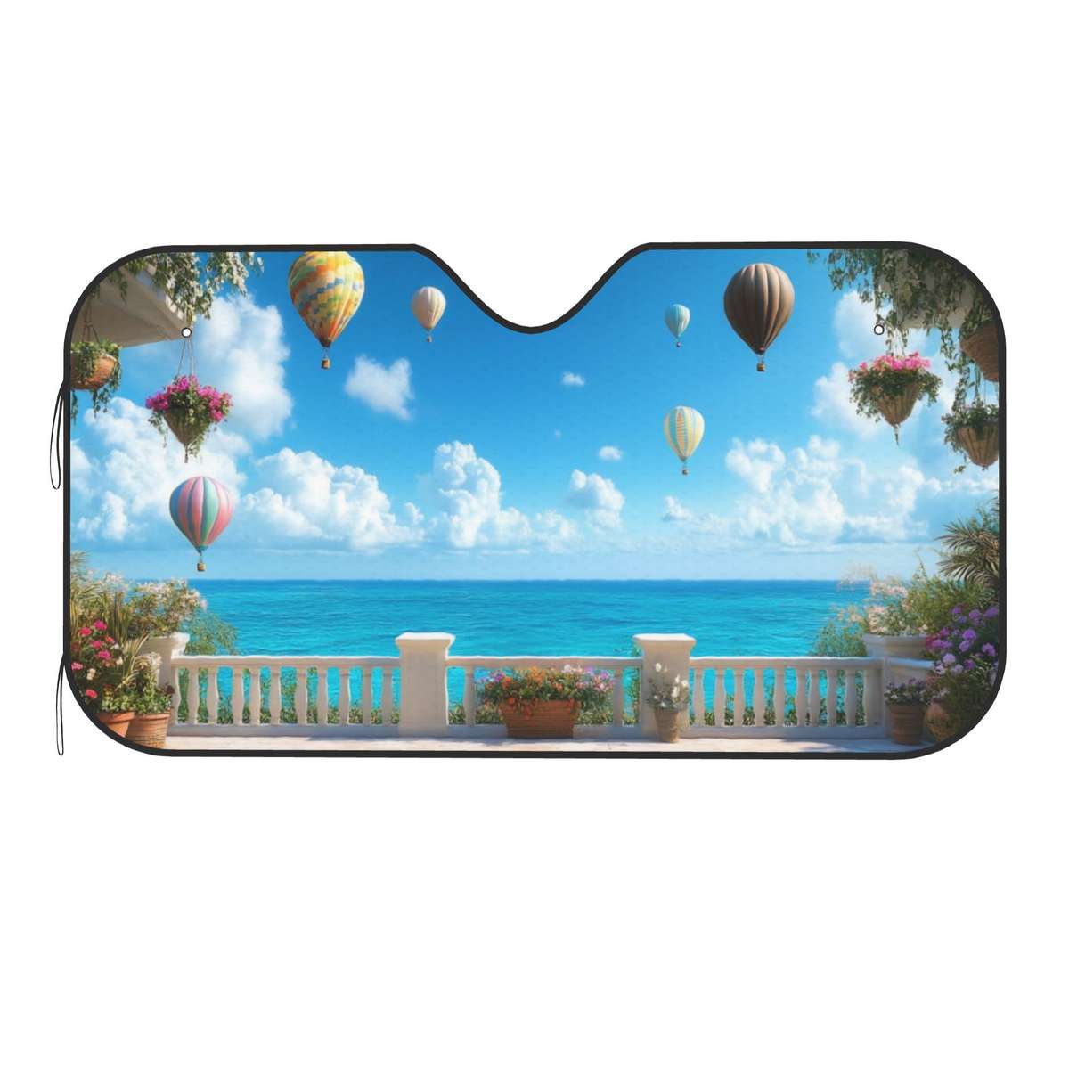 Car Sun Shades Color White Size M