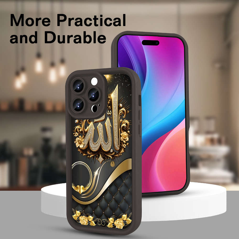 1Pc Dark Brown For iPhone 11 Pro Max Stylish Aesthetically Phone Case