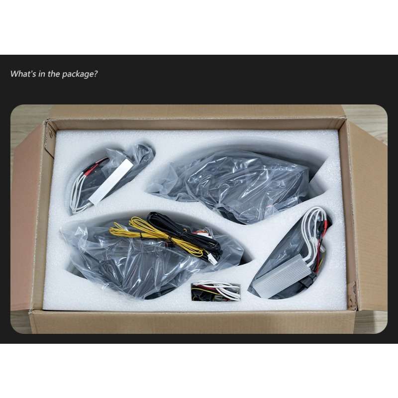 Car Lights Quantity 2Pc Black