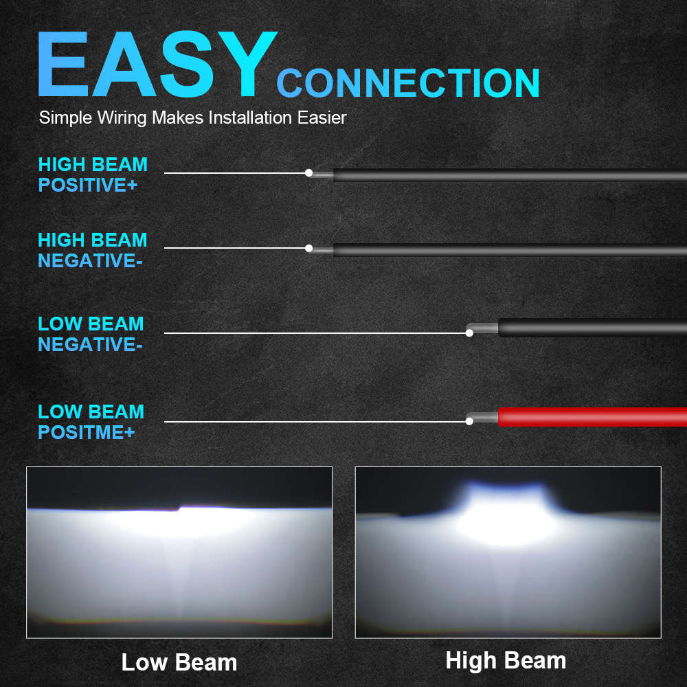 Car Lights Color 120W 2 Pcs