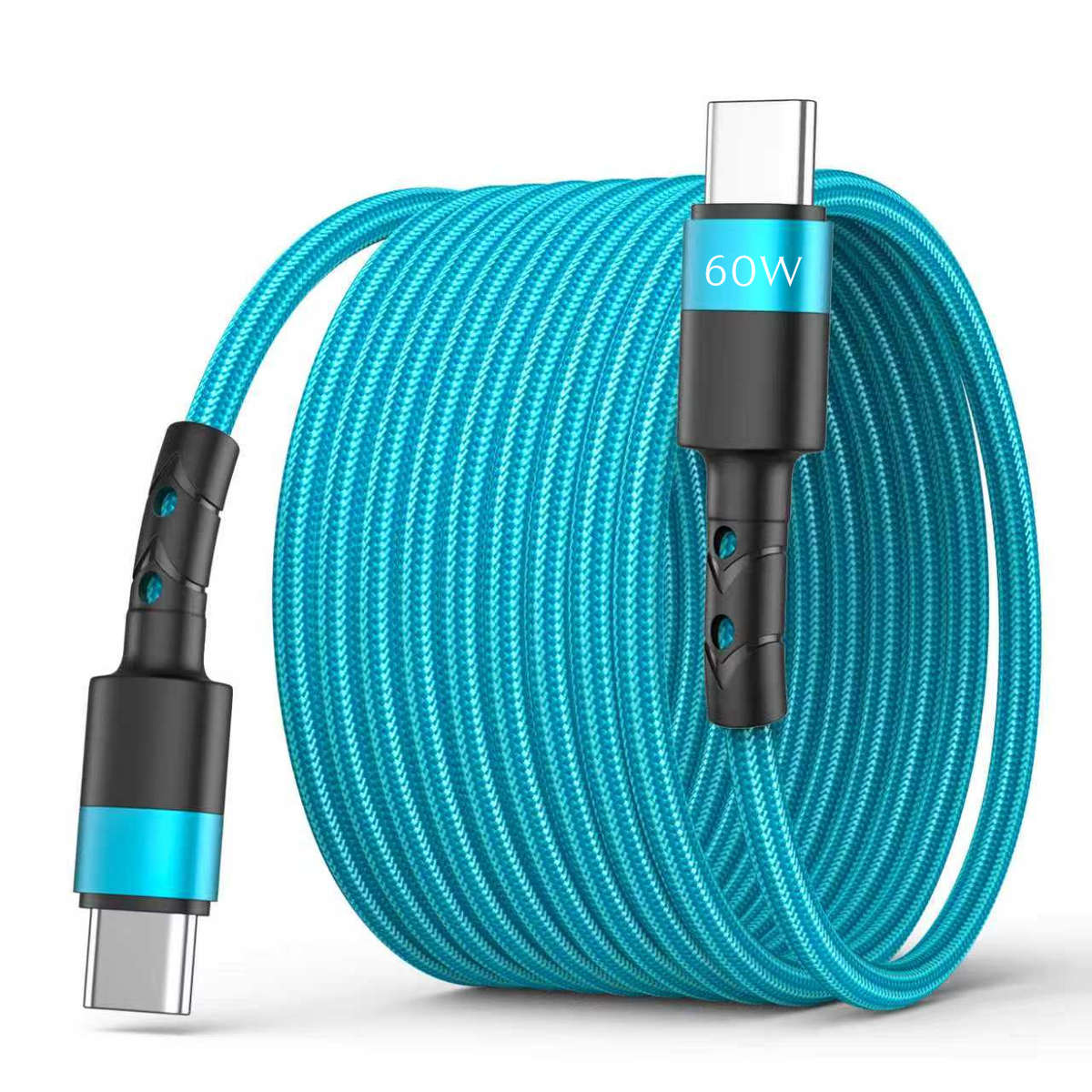 Charging Cable Color Blue Size200Cm 6.6Ft 78.7Inch