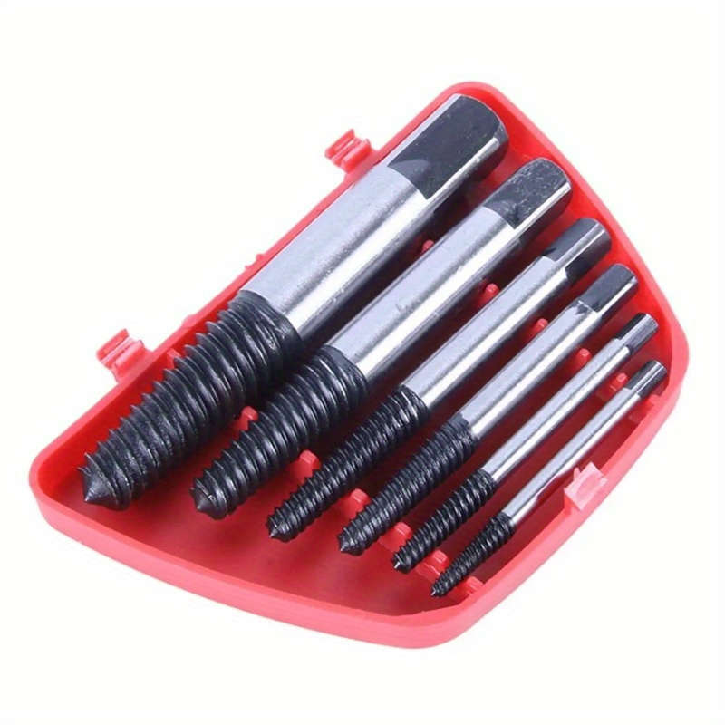 5-Piece Steel BrokenBBolt And Screw Remover Set