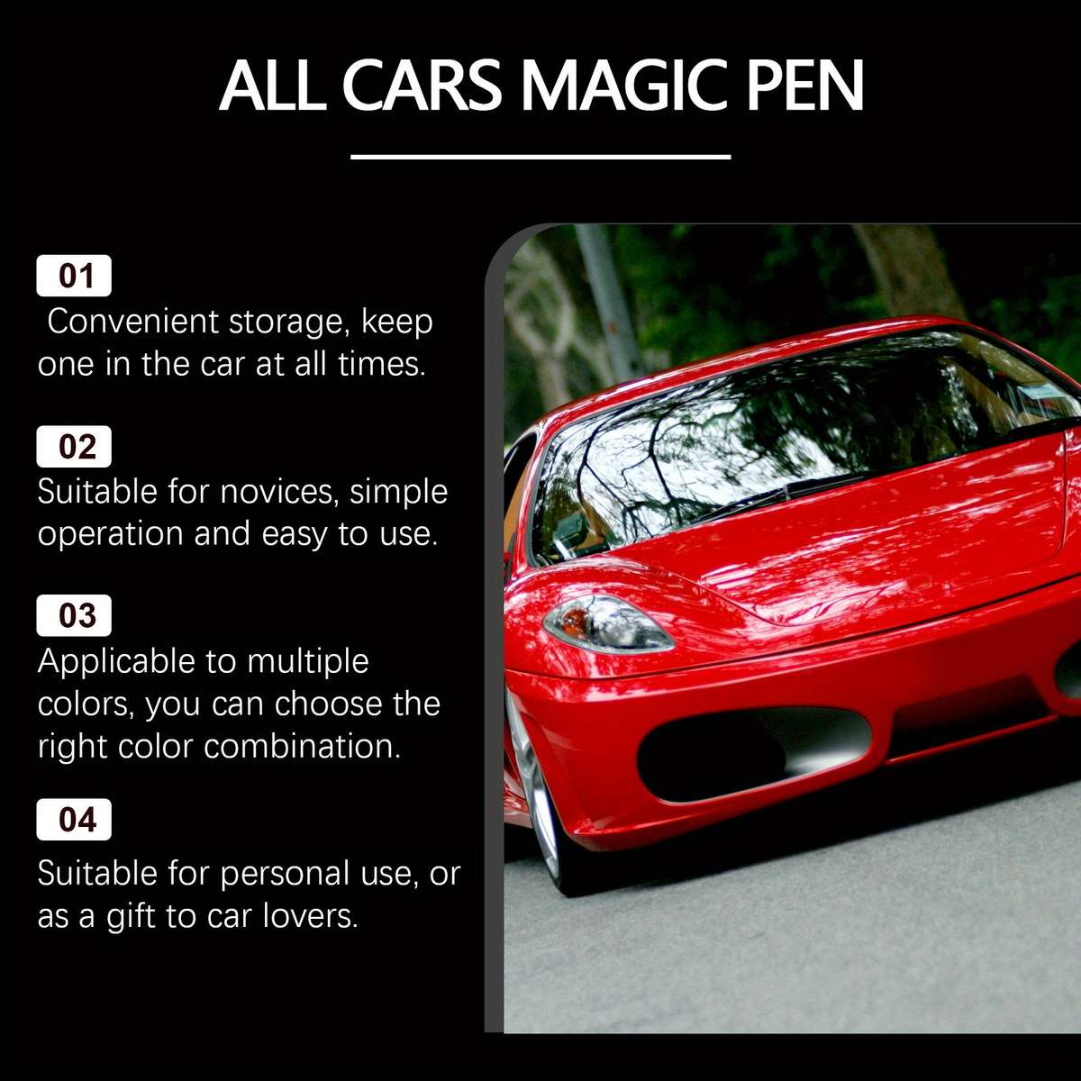 Car Scratch Repair Tool Color 5Ml