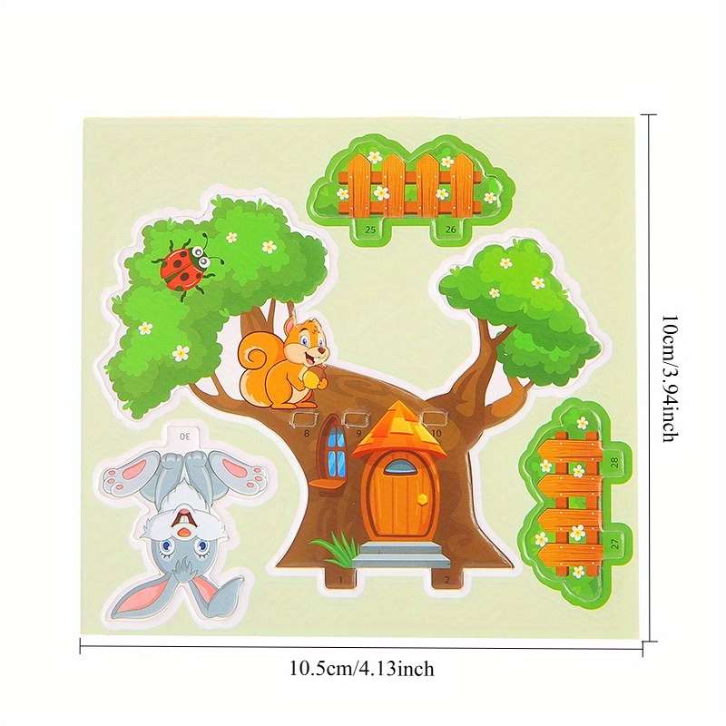 3D Building Model Puzzle Set Model Random Style Quantity 4 Pcs
