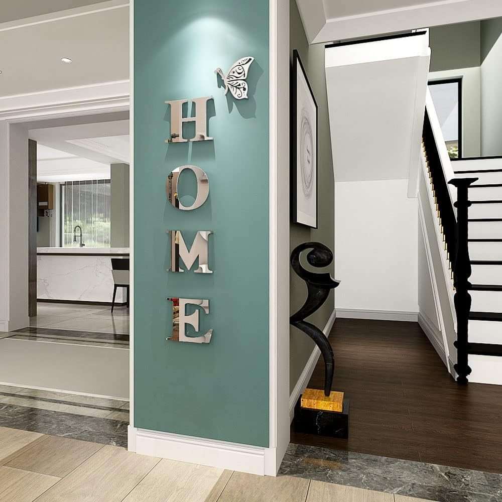 Wall Stickers Color Silveryhtzcj6Pcsset