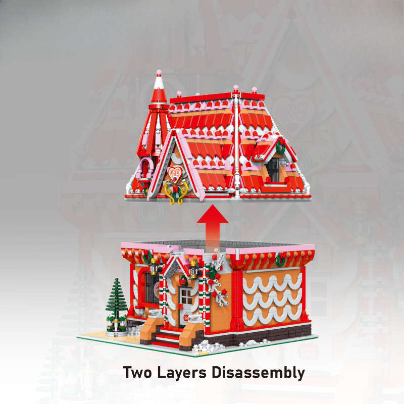 3D Building Model Puzzle Set Model Bk 33204